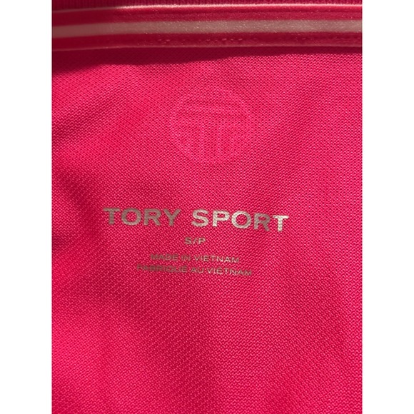 Tory Burch Sport | Pink Polo Shirt Golf Tennis Athleisure Sz S - Picture 3 of 7